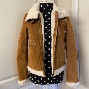 Zara Camel Sharpa Jacket